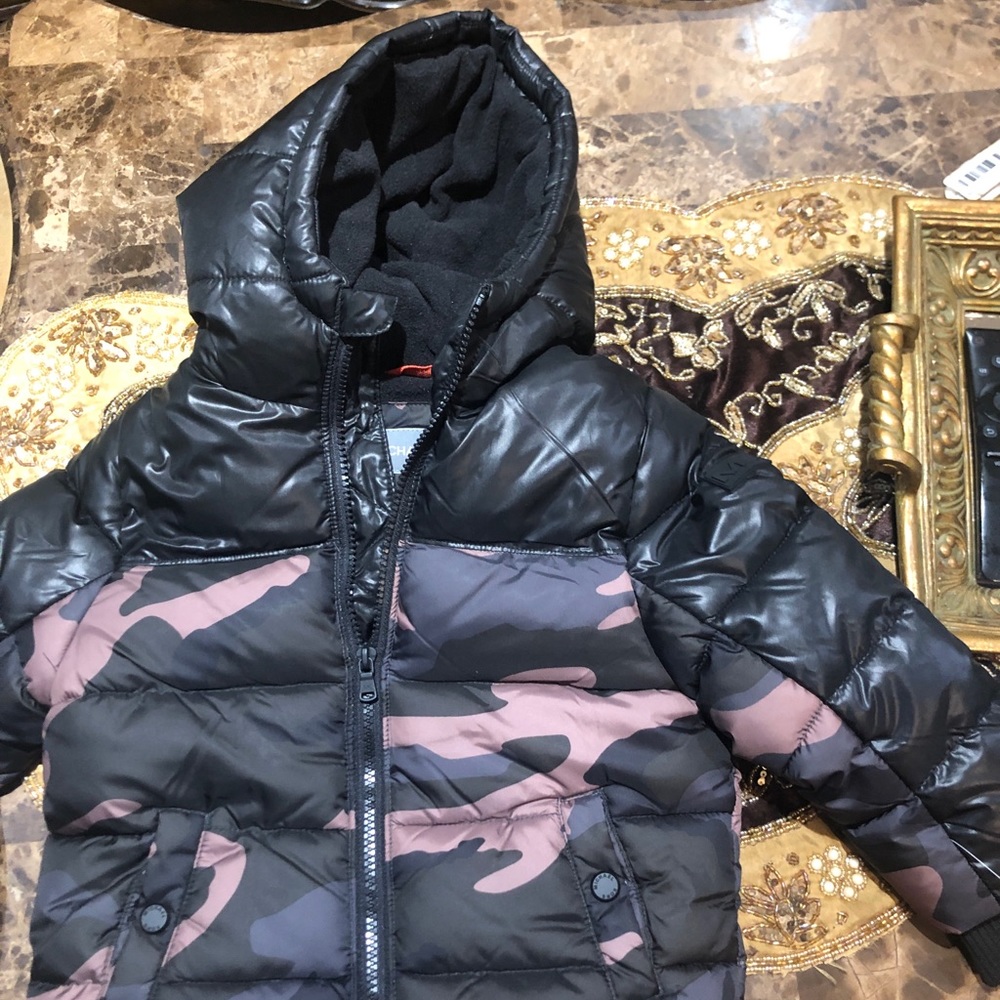 New Michael Kors Boys Camouflage winter Jacket